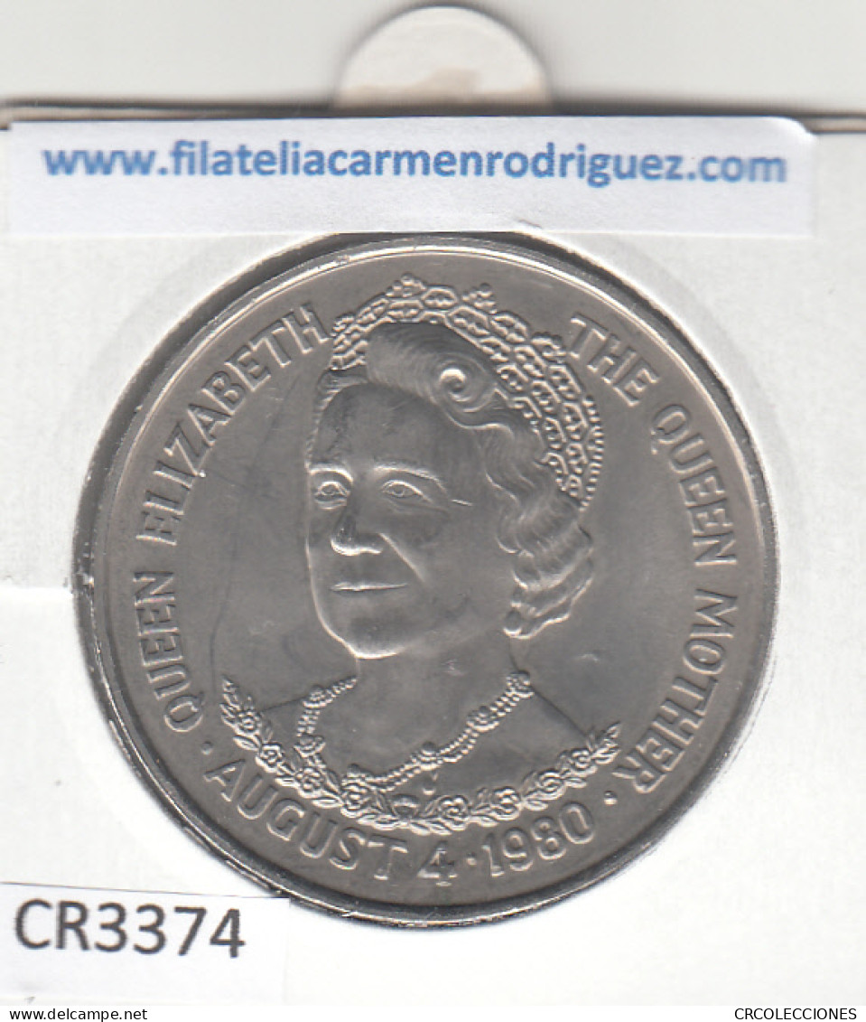 CR3374 MONEDA TRISTAN DA CUNHA 25 PENIQUES 1980 MBC  - Sonstige – Amerika