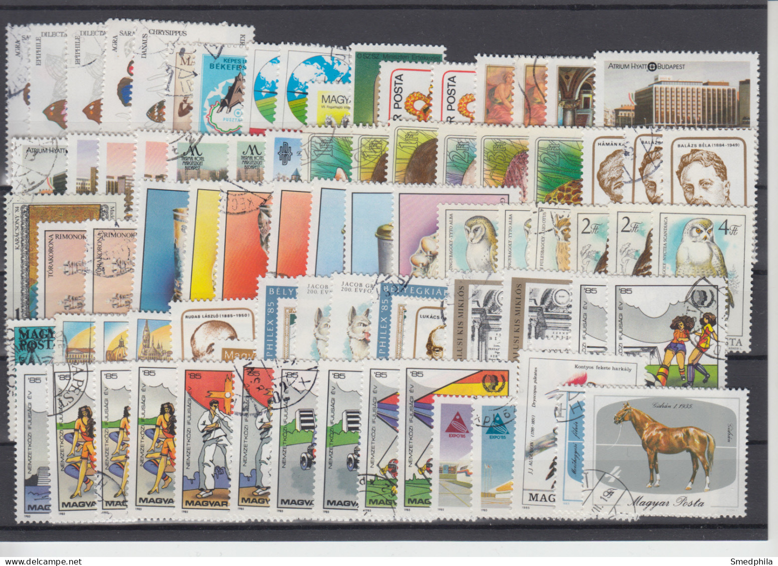 Hungary 1984 1985 - Lot Used Stamps - Collections