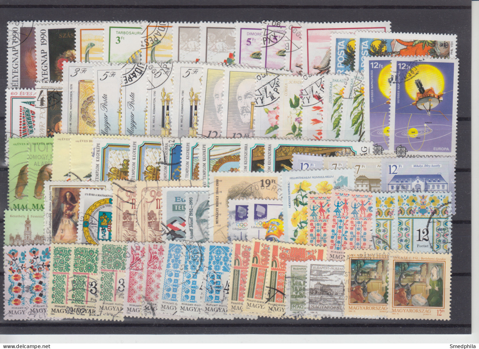 Hungary 1990 To 1994 - Lot Used Stamps - Collections