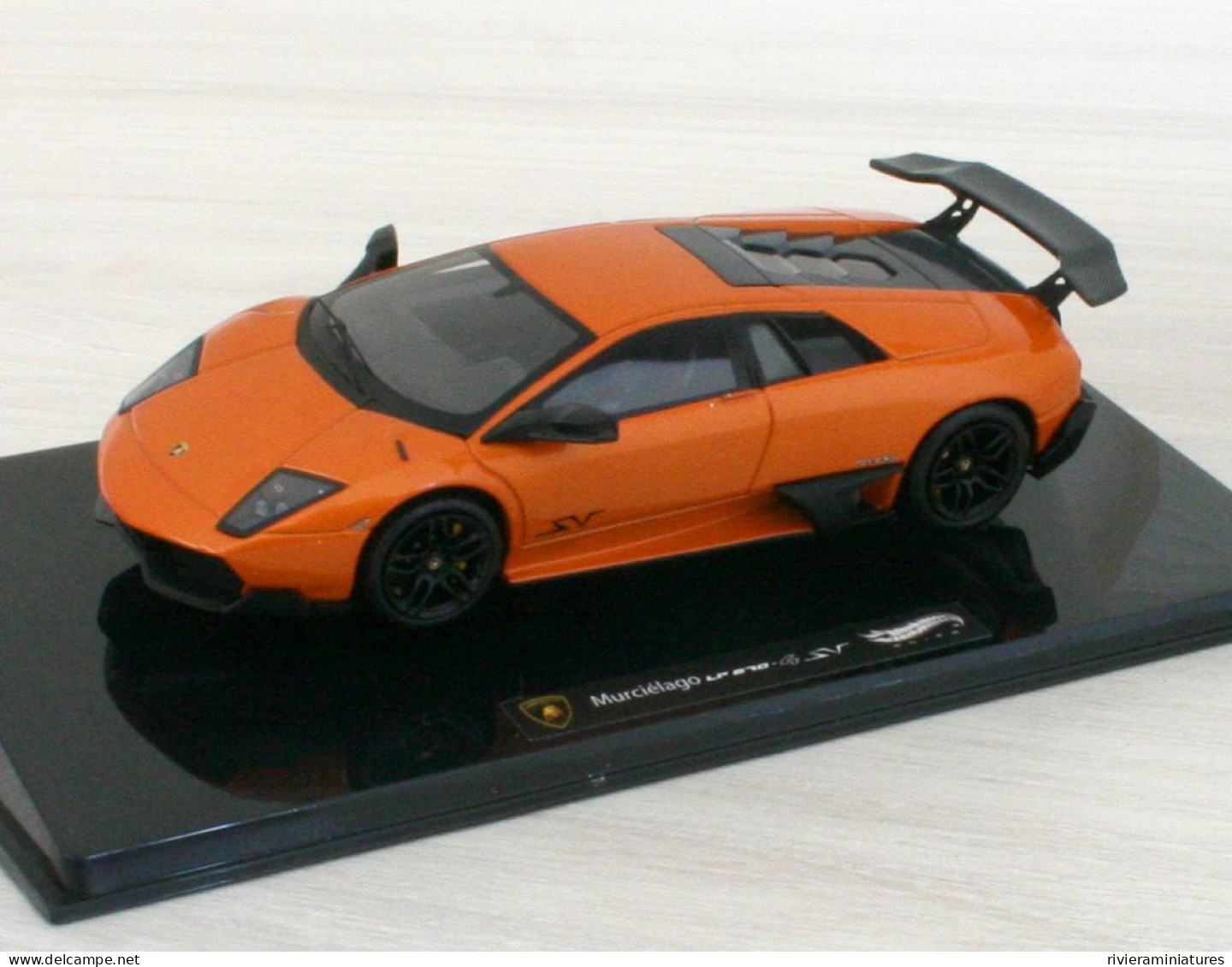 HOTWHEELS ELITE - LAMBORGHINI Murcielago LP 670-4 SV - Orange Metal - T6935 - 1/43 - Hot Wheels