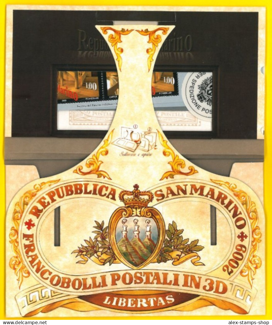 SAN MARINO 2009 Anno Europeo Della Creatività Foglietti Con Effetto 3D - Unusual - Ongebruikt