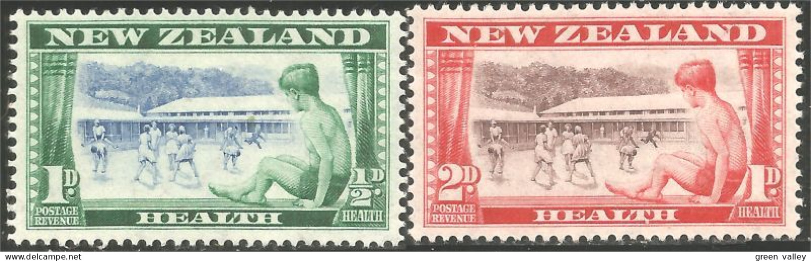 706 New Zealand 1948 Children Playing Jeux Enfants MNH ** Neuf SC (NZ-45) - Ongebruikt