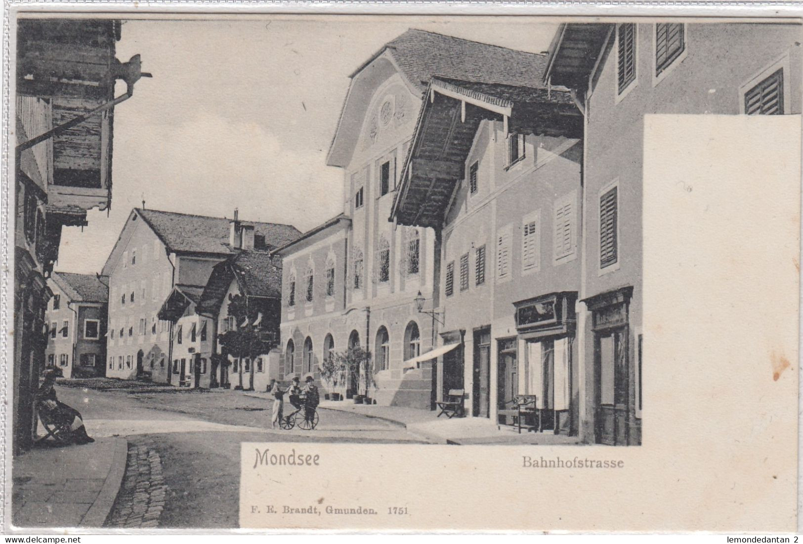 Mondsee. Bahnhofstrasse. * - Vöcklabruck