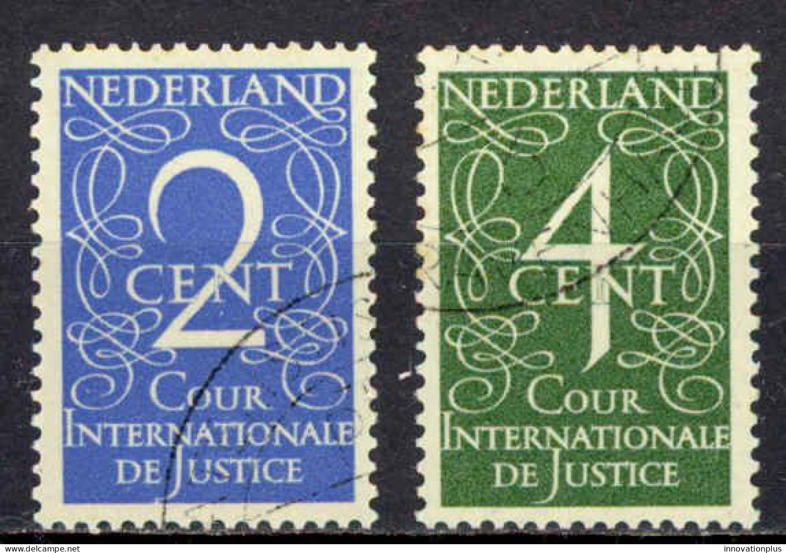 Netherlands Sc# O25-O26 Used 1950 Officials - Service