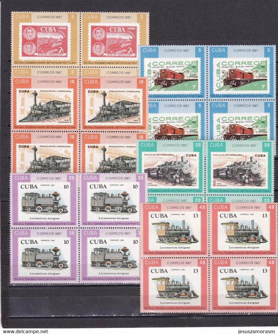 Cuba Nº 2810 Al 2815 En Bloque De Cuatro - Unused Stamps