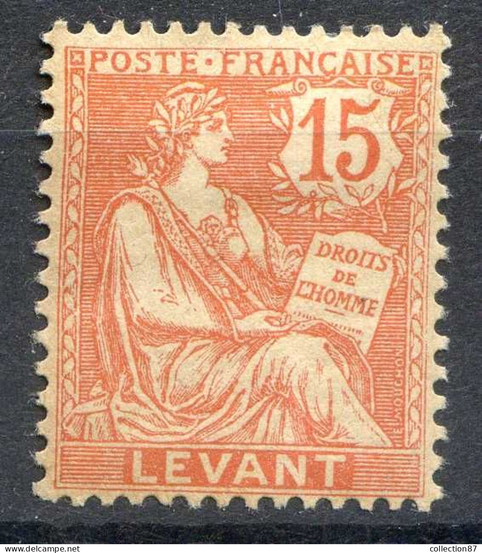 REF 087 > LEVANT < N° 15 * < Neuf Ch - MH * - Neufs