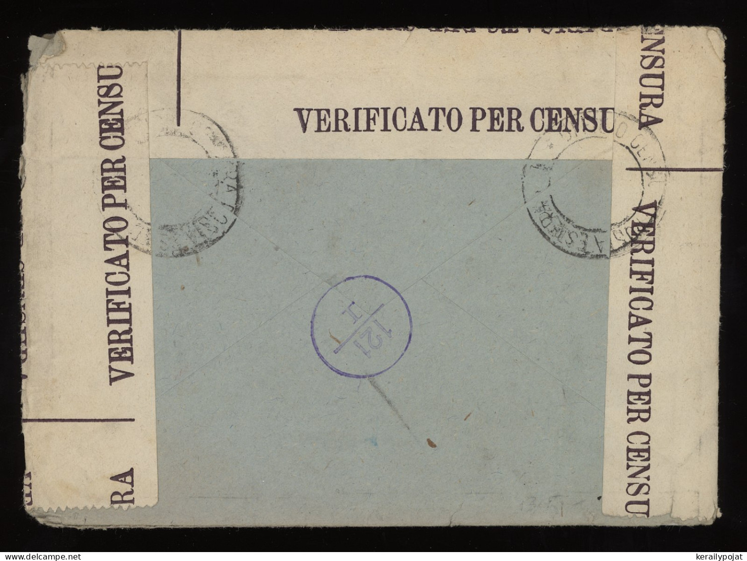 Italy 1941 Firenze Censored Air Mail Cover To Germany__(11790) - Luftpost