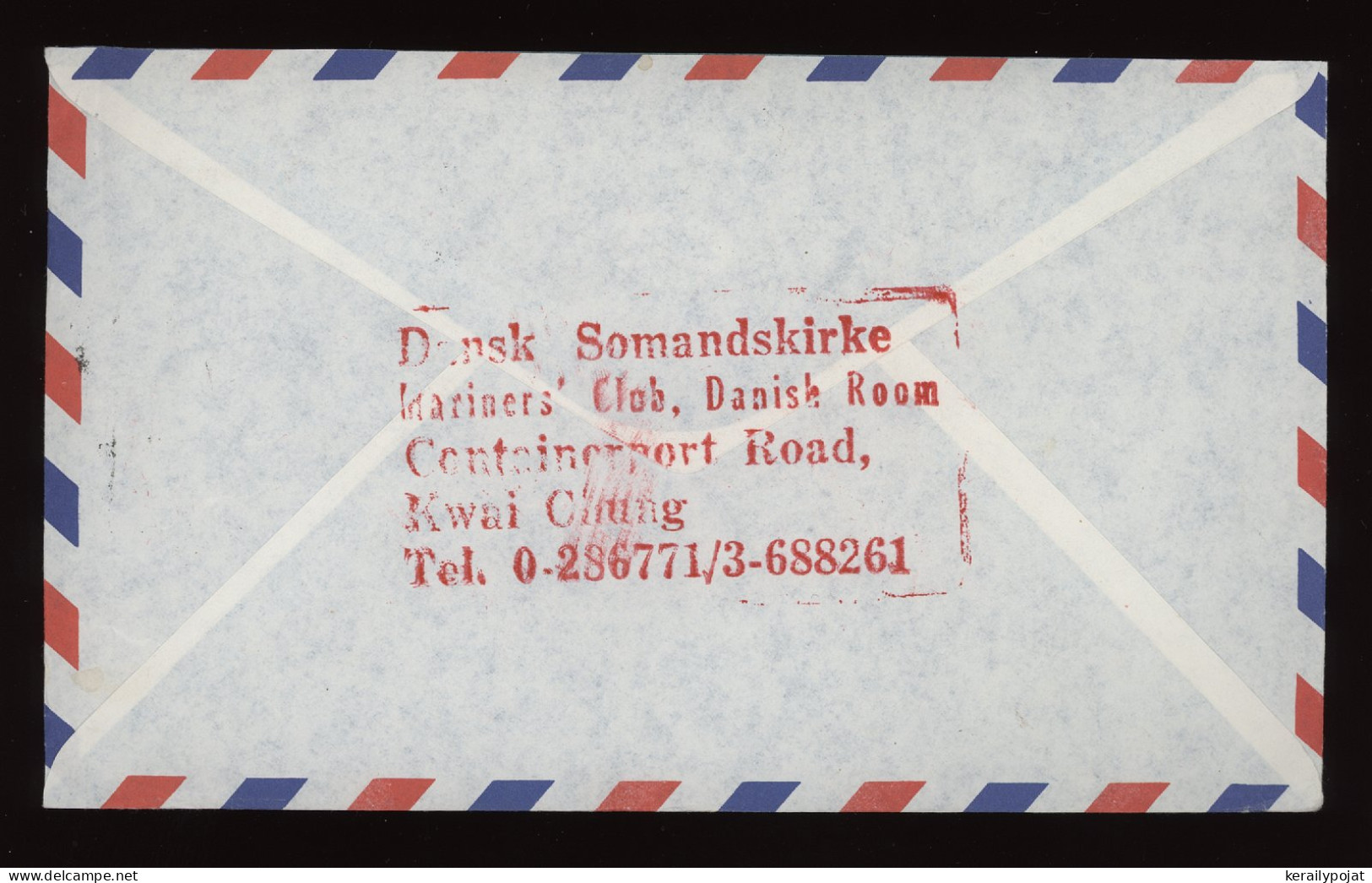 Hong Kong 1990's Air Mail Cover To Denmark__(12361) - Covers & Documents