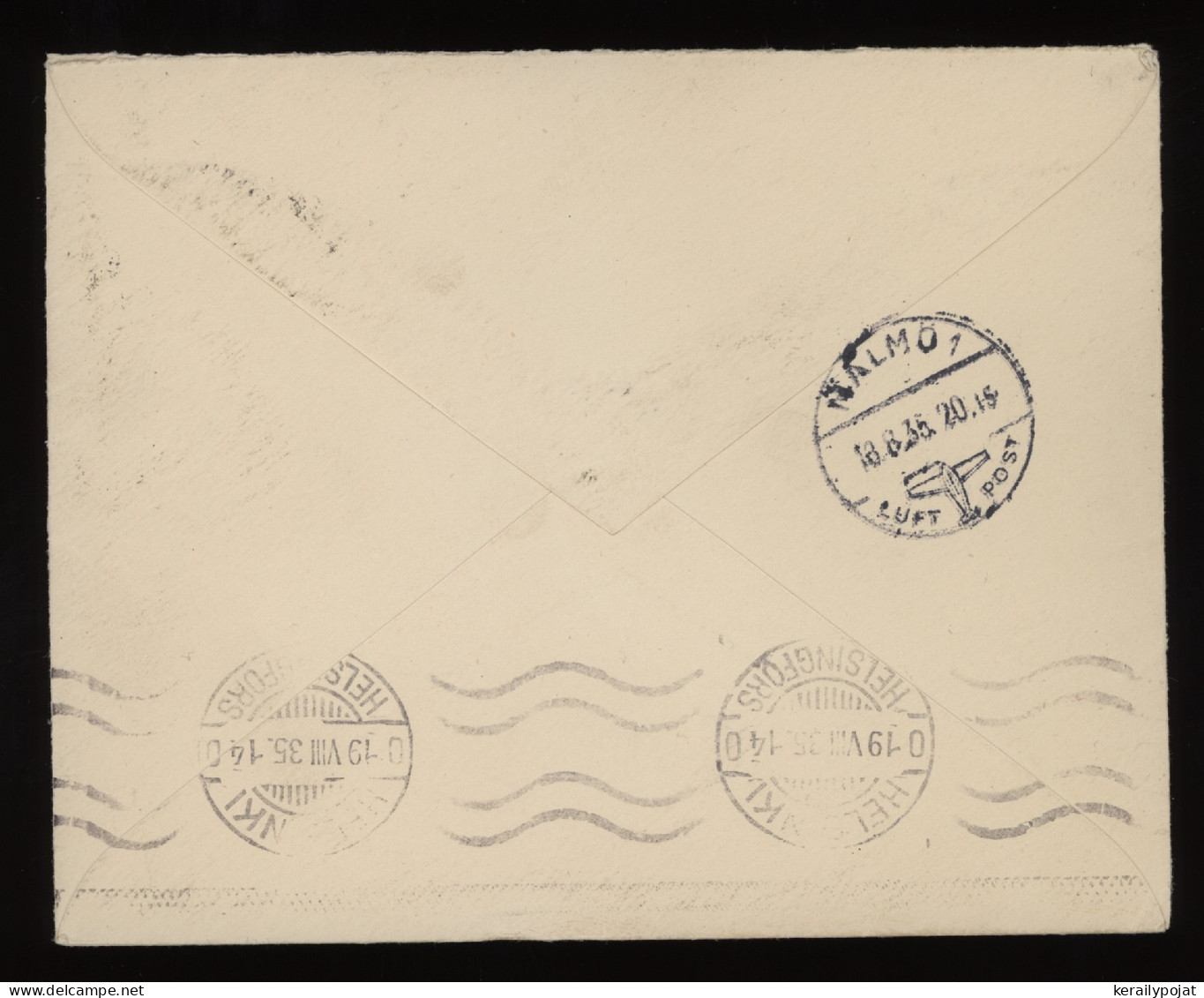 Great Britain 1935 Air Mail Cover To Finland__(12258) - Covers & Documents