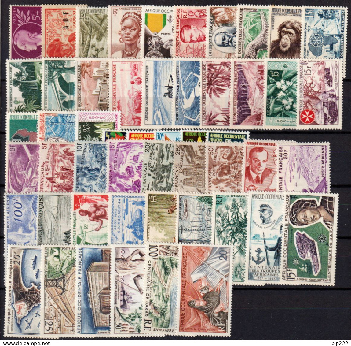 Africa Occidentale Francese 1947/58 Collezione Avanzata / Advanced Collection **/MNH VF/F - Unused Stamps