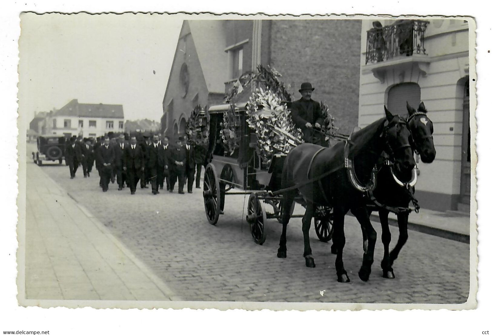 Eernegem Ichtegem  FOTO Van Een Begravenisstoet  Photo J Maertens-Hentjens - Ichtegem