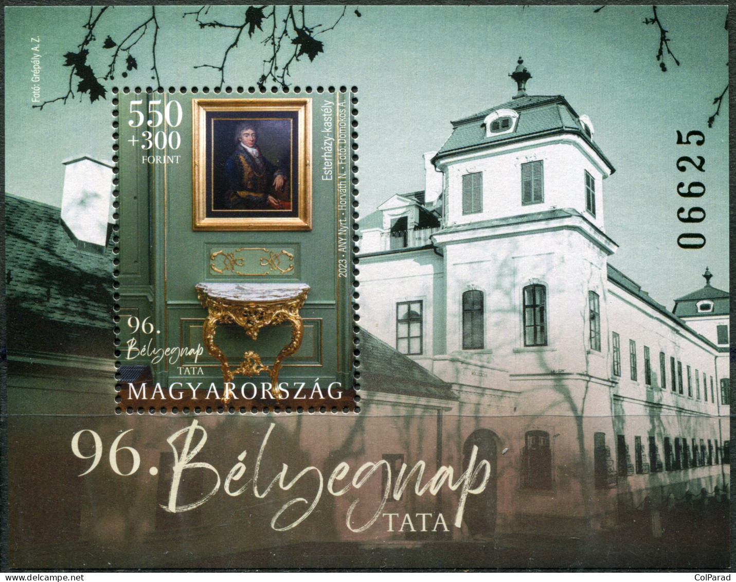 HUNGARY - 2023 - SOUVENIR SHEET MNH ** - Views Of Tata. Esterházy Palace - Ungebraucht