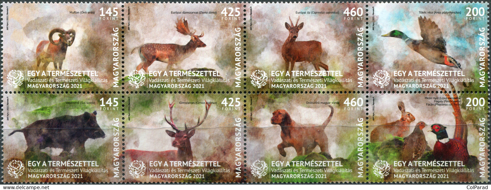 HUNGARY - 2021 - BLOCK MNH ** - "One With Nature" World Of Hunting Exhibition - Unused Stamps