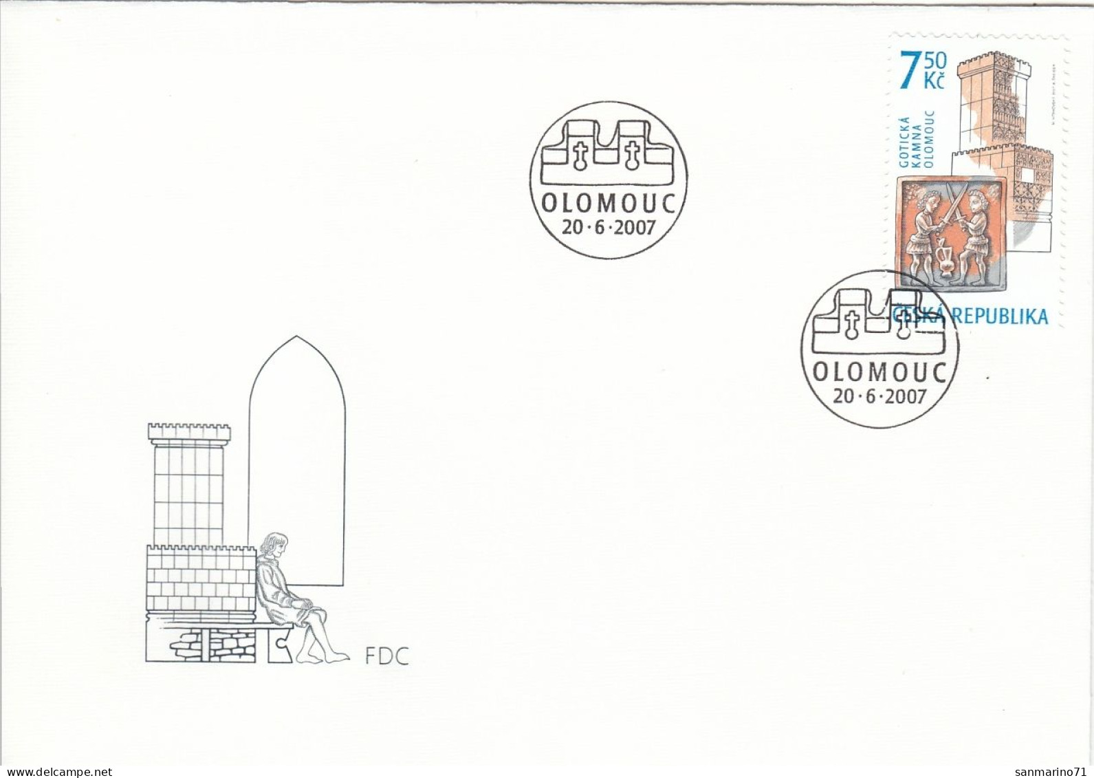 FDC CZECH REPUBLIC 520 - FDC