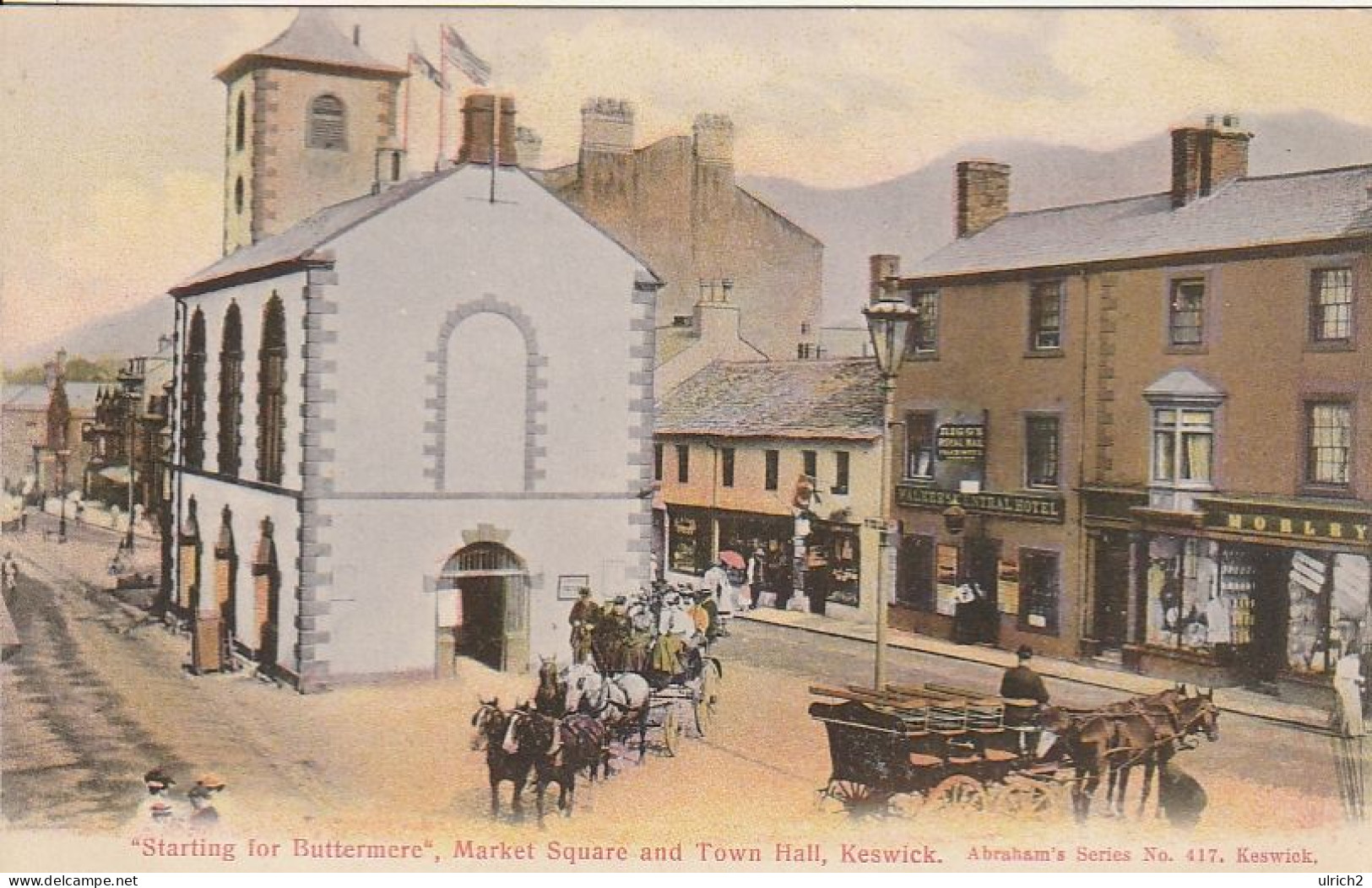 AK Keswick - Market Square And Town Hall - Ca. 1910 (68305) - Autres & Non Classés