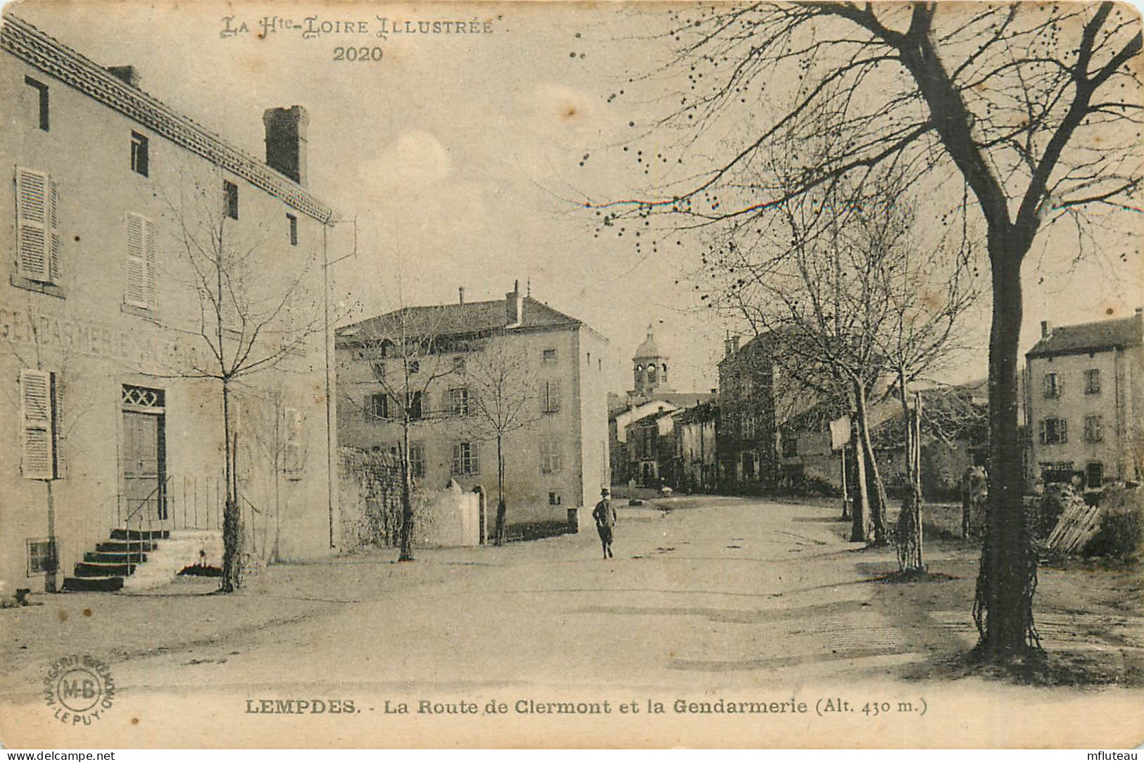 43* LEMPDES  Route De Clermont   - Gendarmerie      RL41,0104 - Politie-Rijkswacht