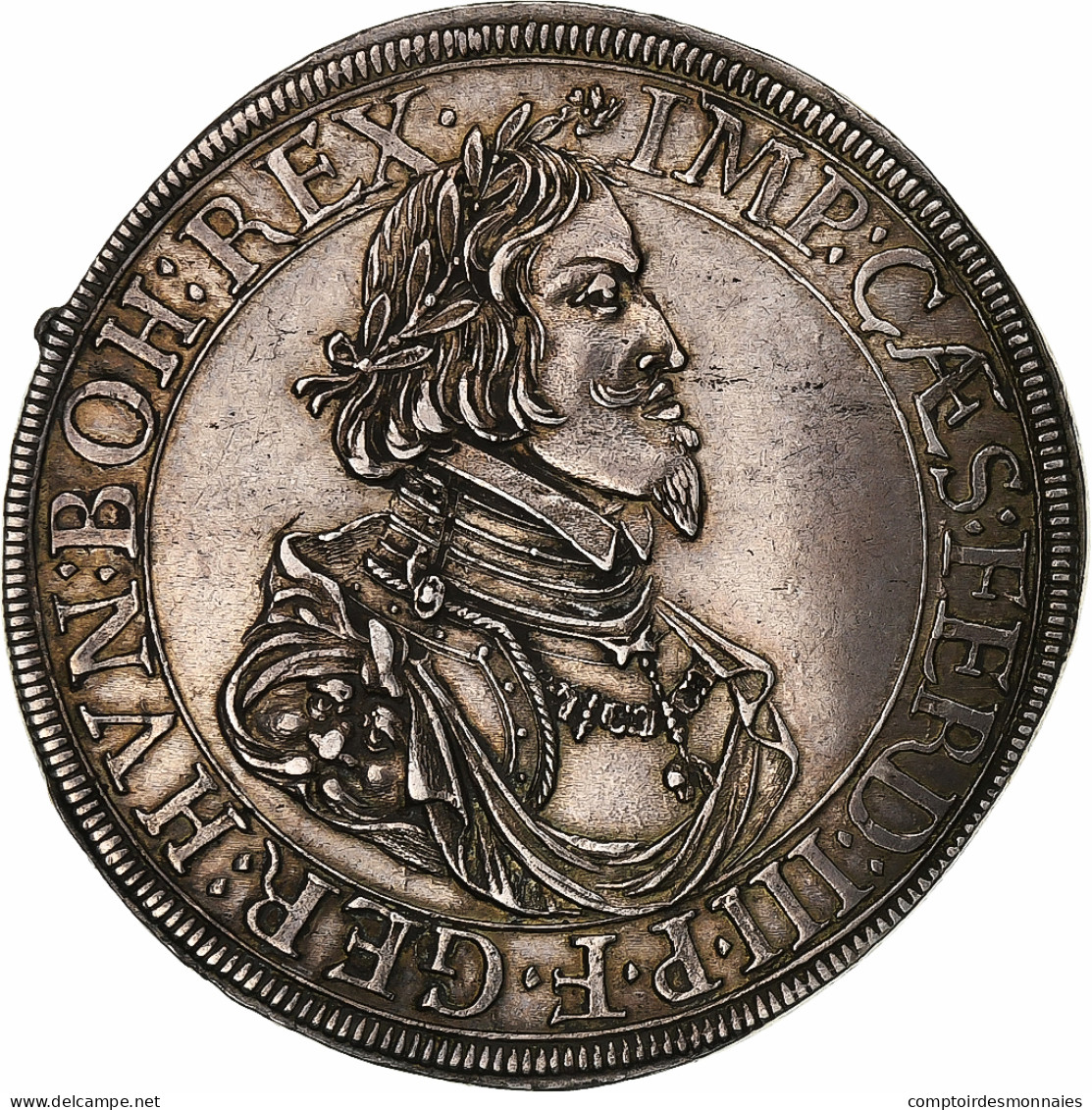 Ville Libre De Augsbourg, Ferdinand III, Thaler, 1641, Augsbourg, Argent, SUP - Taler & Doppeltaler