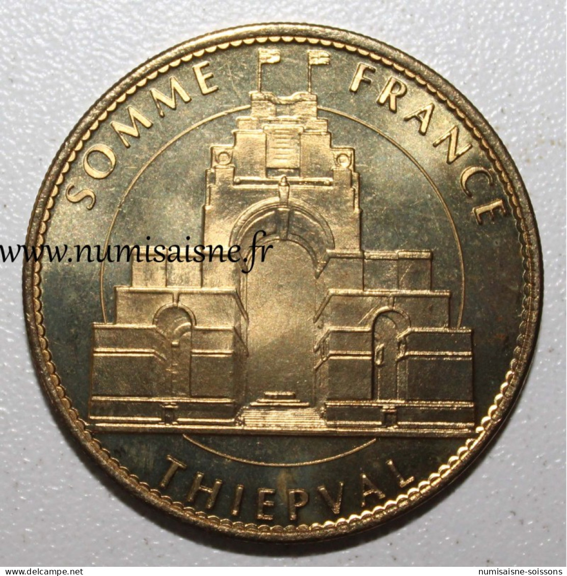 80 - THIEPVAL - LE MONUMENT - GUERRE 1914 - 1918 - Monnaie De Paris - 2007 - 2007