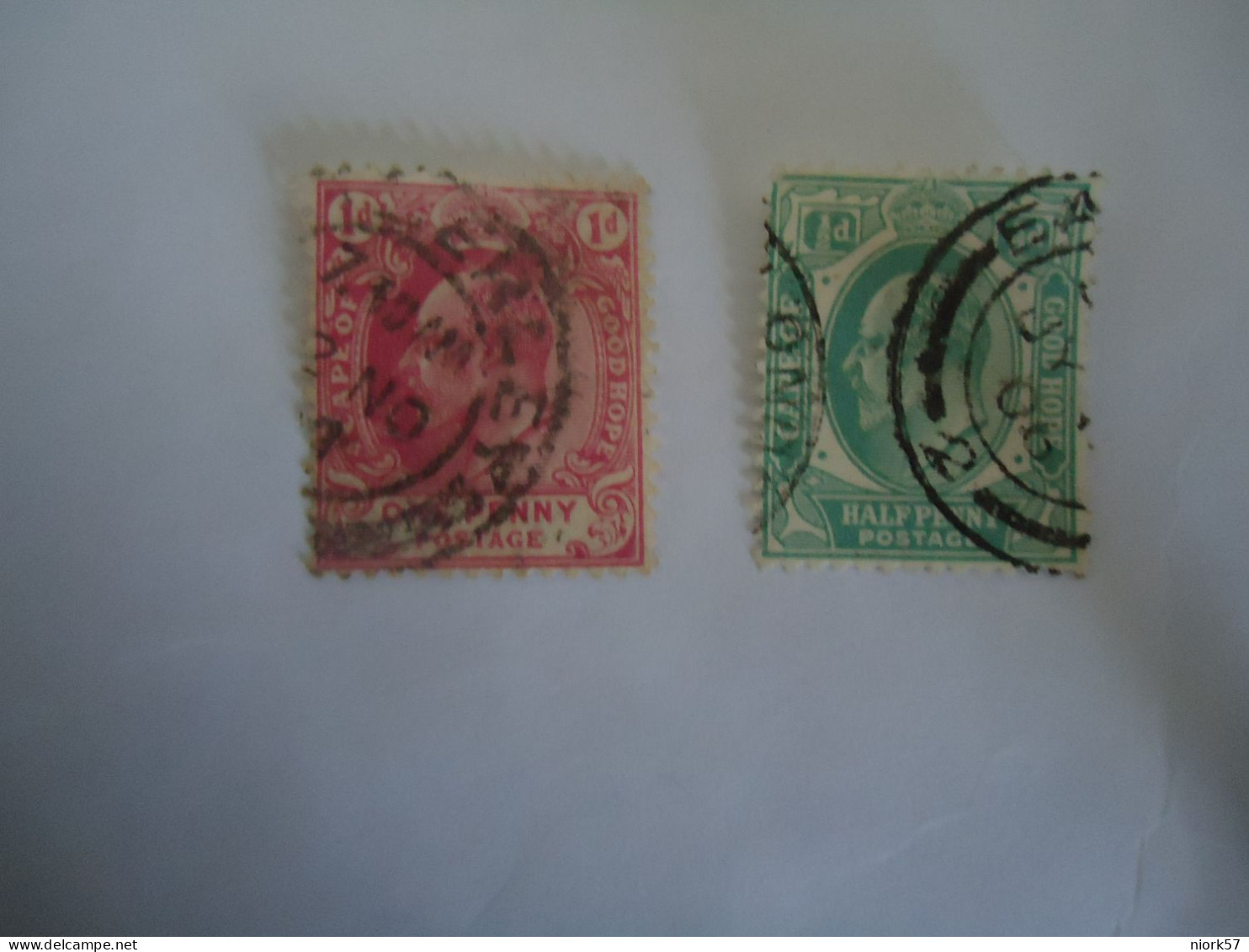 CAPE OF GOOD HOPE   UDED KINGS 2 STAMPS - Capo Di Buona Speranza (1853-1904)