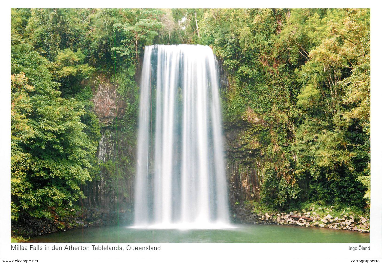 Postcard Australia Atherton Tablelands Queensland Millaa Falls - Atherton Tablelands