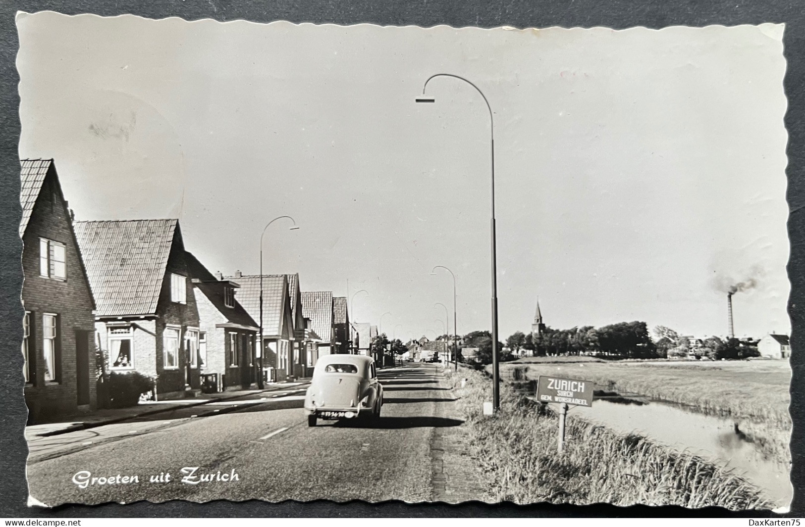 Groeten Uit Zurich/ Street, Oldtimer Auto - Harlingen