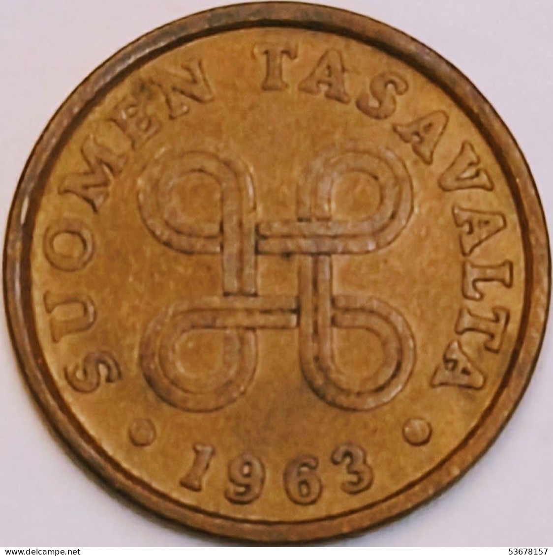 Finland - 5 Pennia 1963, KM# 45 (#3904) - Finland