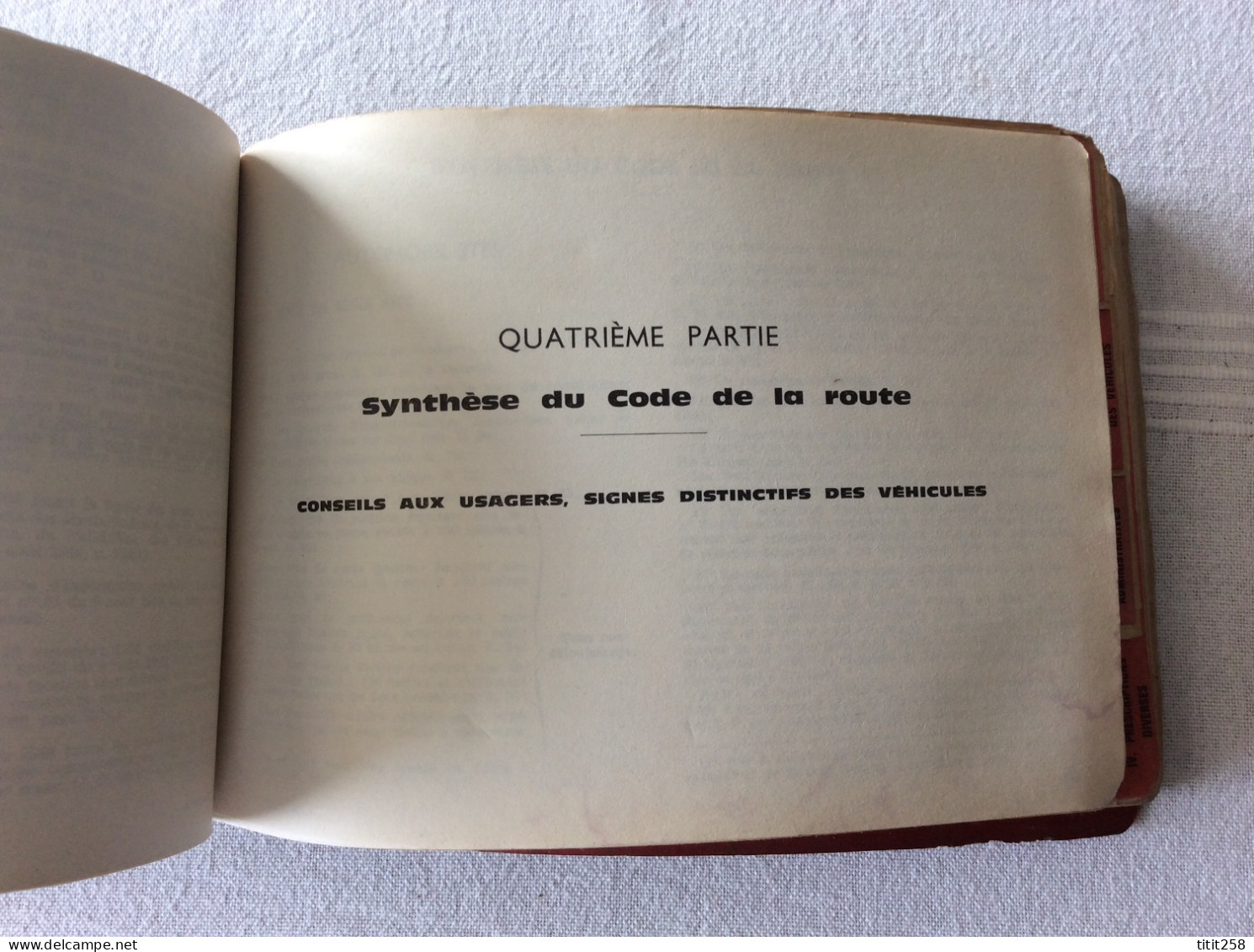 Catalogue Militaire Réglement Textes Lois Circulation Infractions Code De  La route Pour La GENDARMERIE 1965