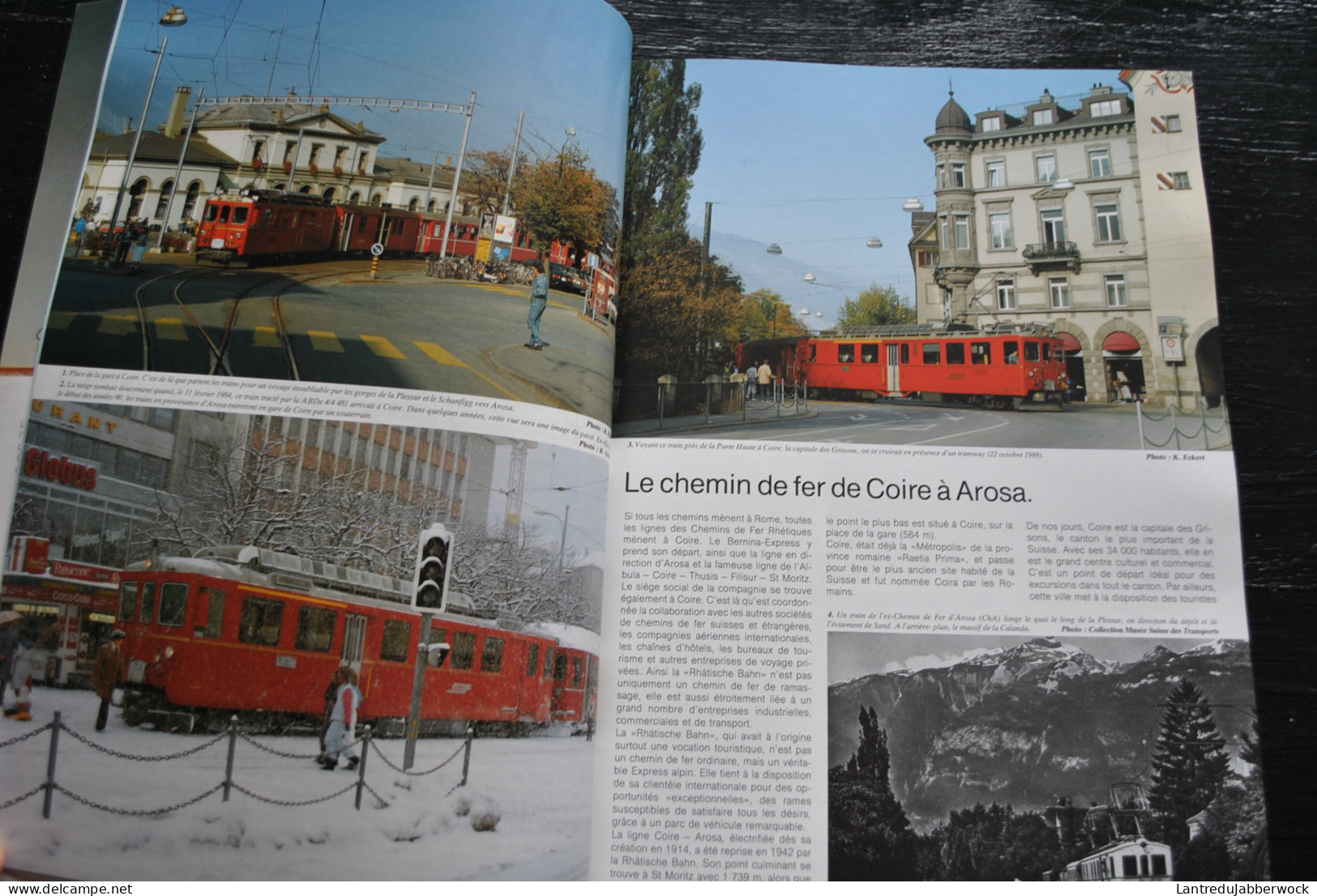 Le Train Hors Série ASMUS Les Chemins De Fer Rhétiques 2è Part Coire Arosa Bellinzona Mesocco La Berninabahn St Moritz - Bahnwesen & Tramways