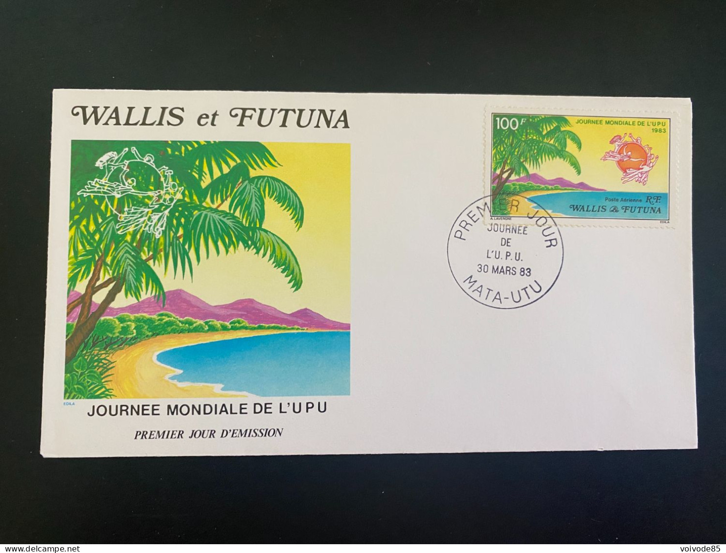 Enveloppe 1er Jour "Journée Mondiale De L'UPU" 30/03/1983 - PA123 - Wallis Et Futuna - FDC