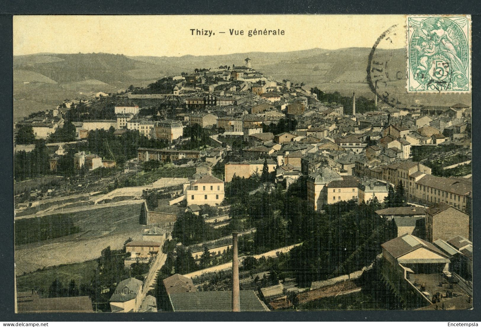 CPA - Carte Postale - France - Thizy - Vue Générale (CP24510) - Thizy