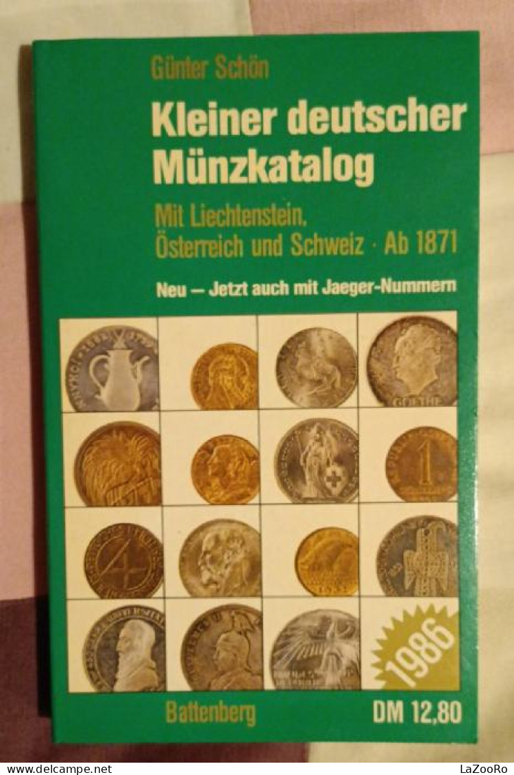 LaZooRo: Günter Schön; Kleiner Deutscher Münzkatalog 1986 - German, Austrian, Swiss & Liechtenstein Coins Catalog - Livres & Logiciels