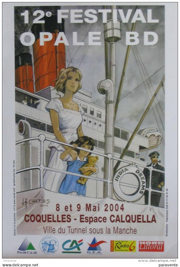 CHARLES : Affiche Salon COQUELLES 2004 - Posters