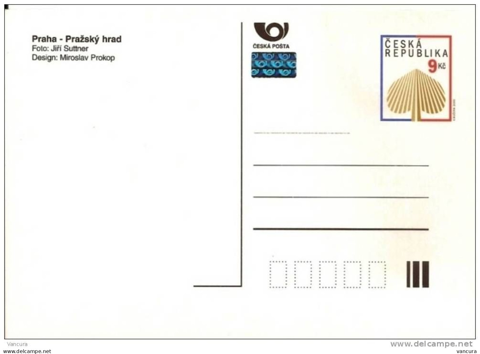 CPH 3 Czech Republic Charles Bridge, Prague 2005 (postal Stationery) - Bridges