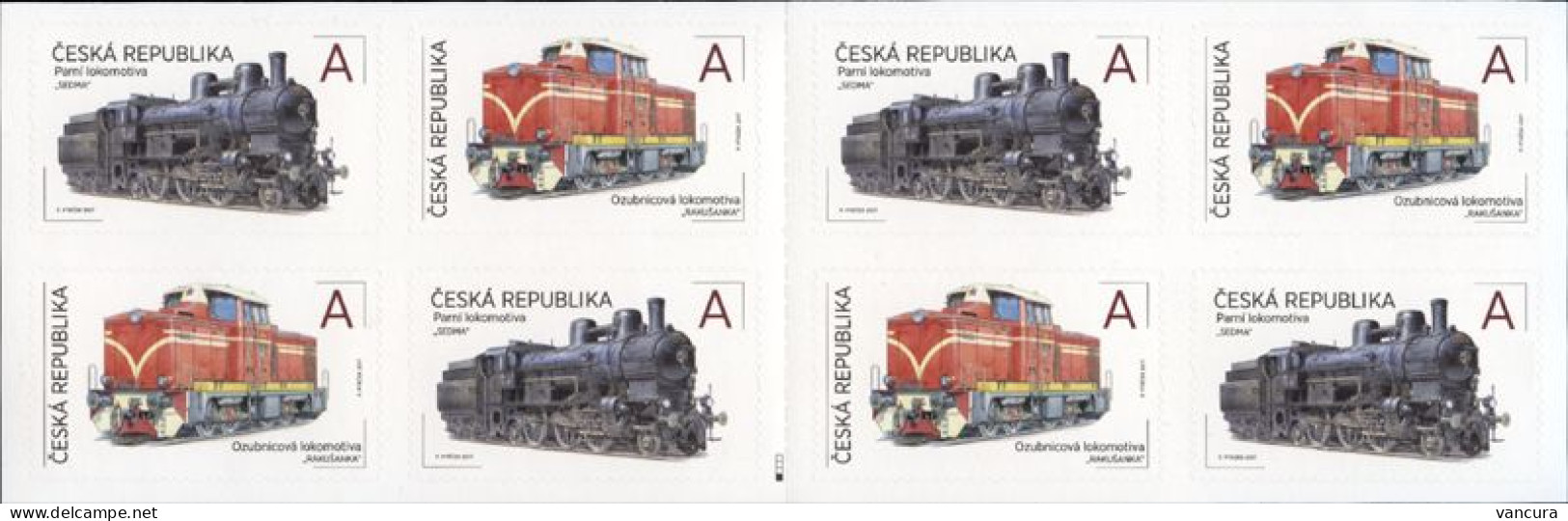 Booklet 931-2 Czech Republic Locomotives 2017 - Neufs