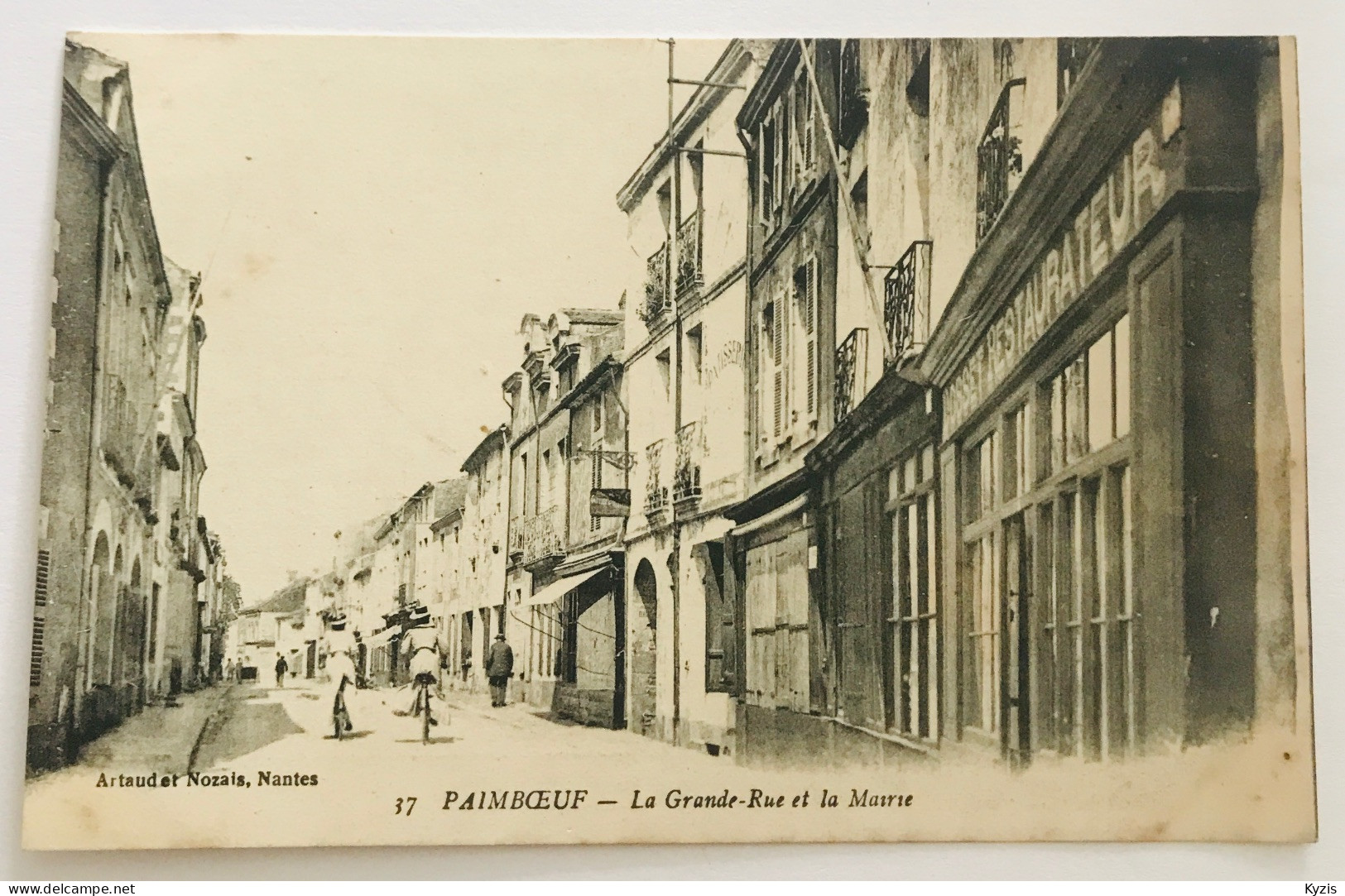CPA - PAIMBOEUF - La Grande Rue Et La Mairie - Paimboeuf