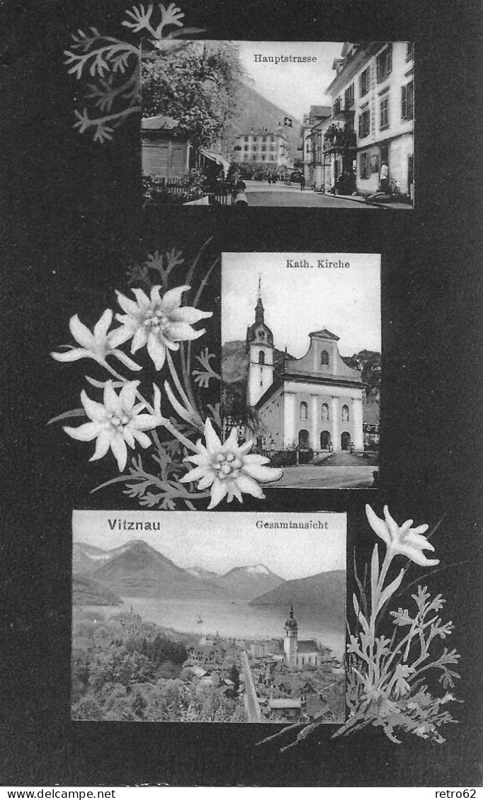 VITZNAU ► Mehrbild-Karte Anno 1908 - Vitznau