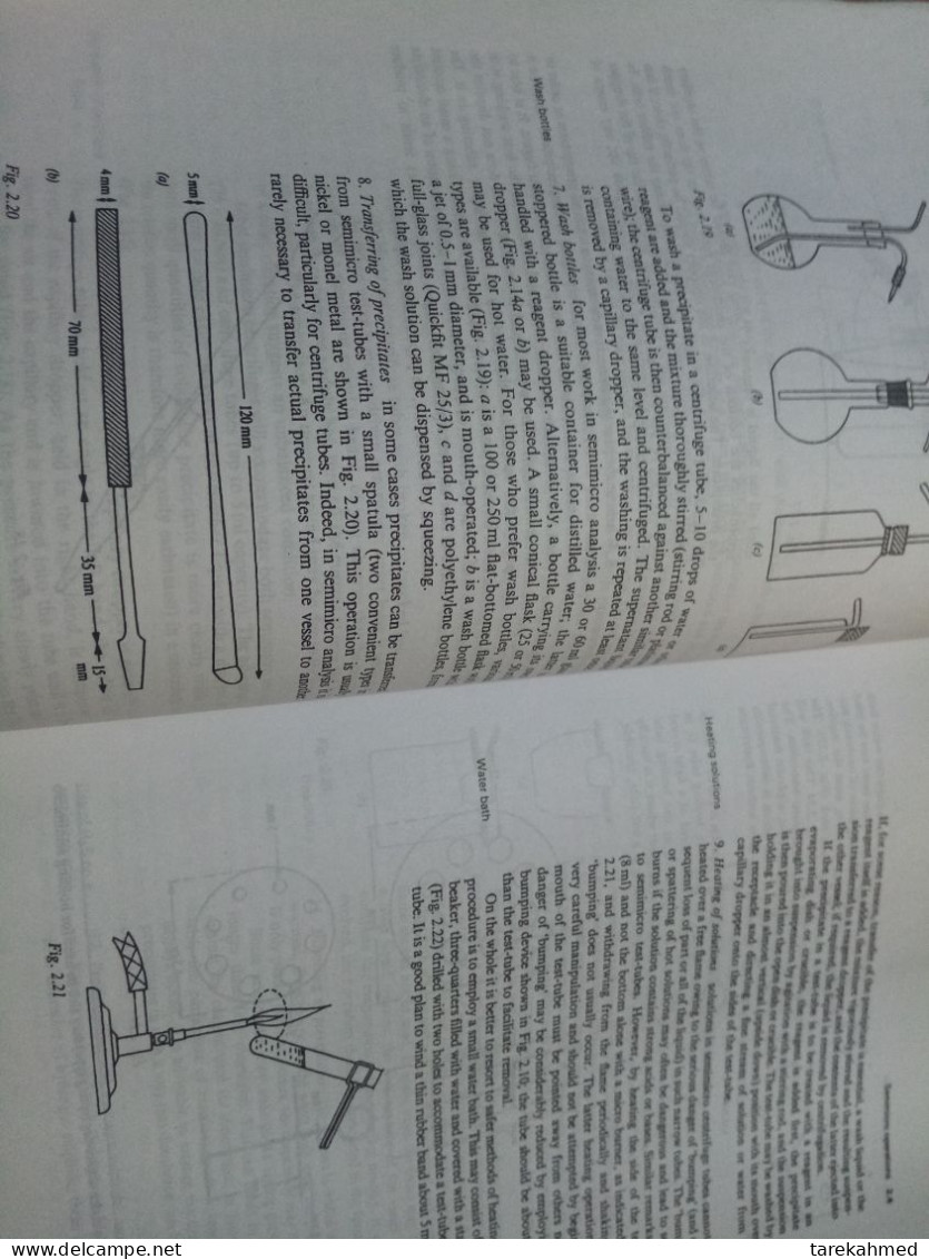 Egypt Store, Vogel's Qualitative Inorganic Analysis Textbook By Arthur Vogel And G, 7th Edition. - Educación