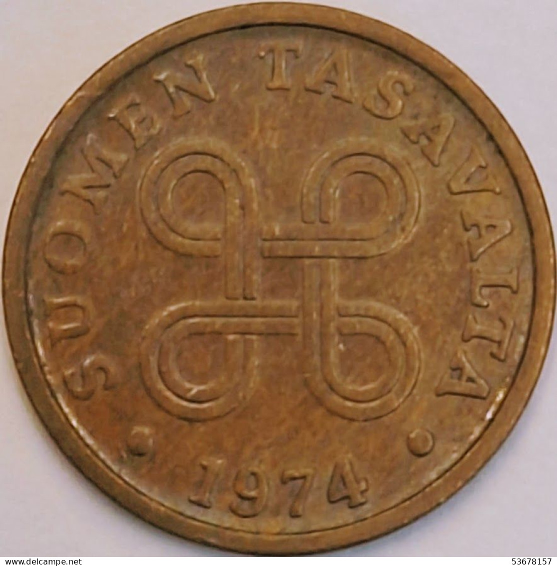 Finland - 5 Pennia 1974, KM# 45 (#3909) - Finland