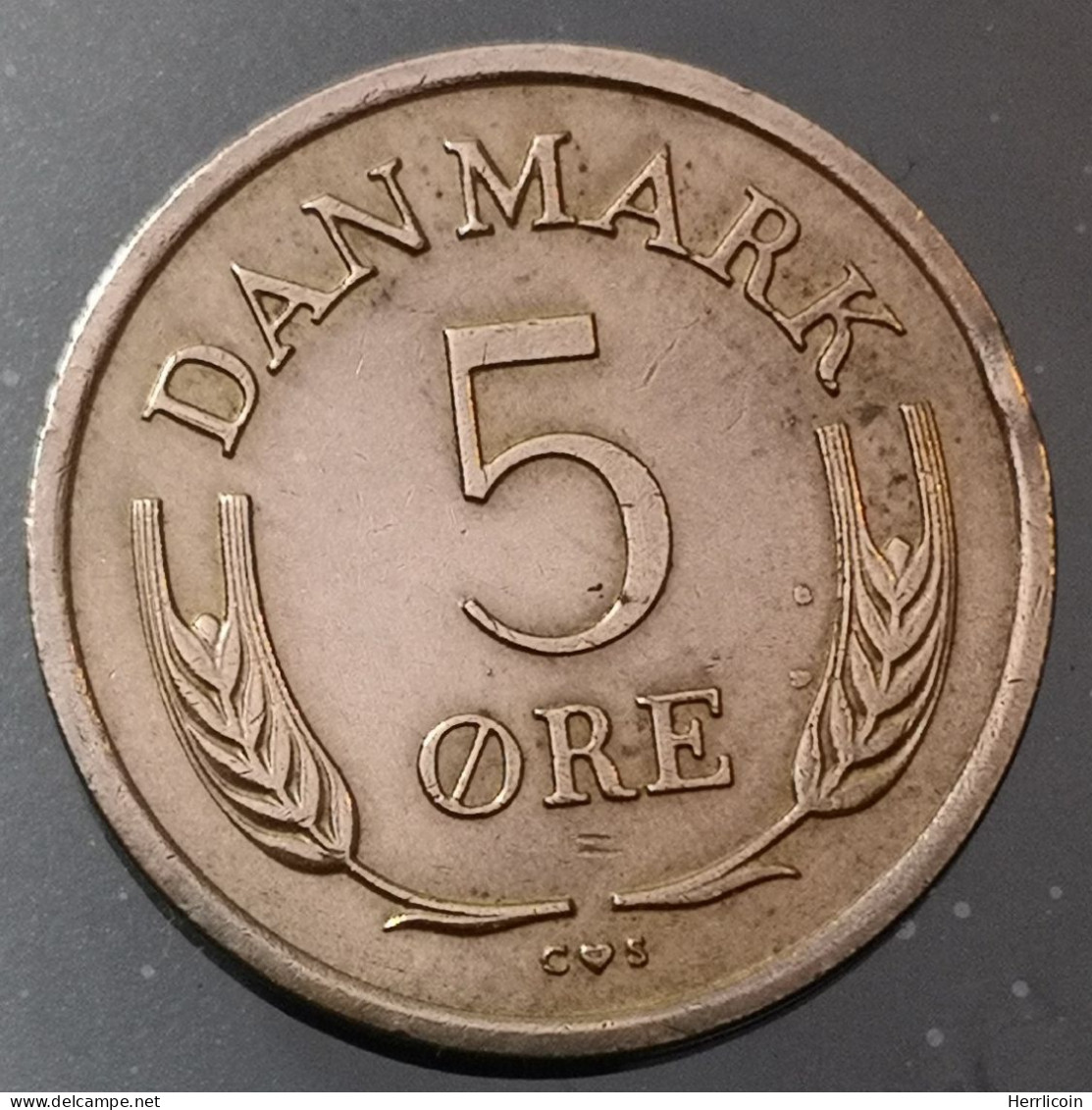 Monnaie Danemark - 1964 - 5 Ore Frédéric IX - Dinamarca