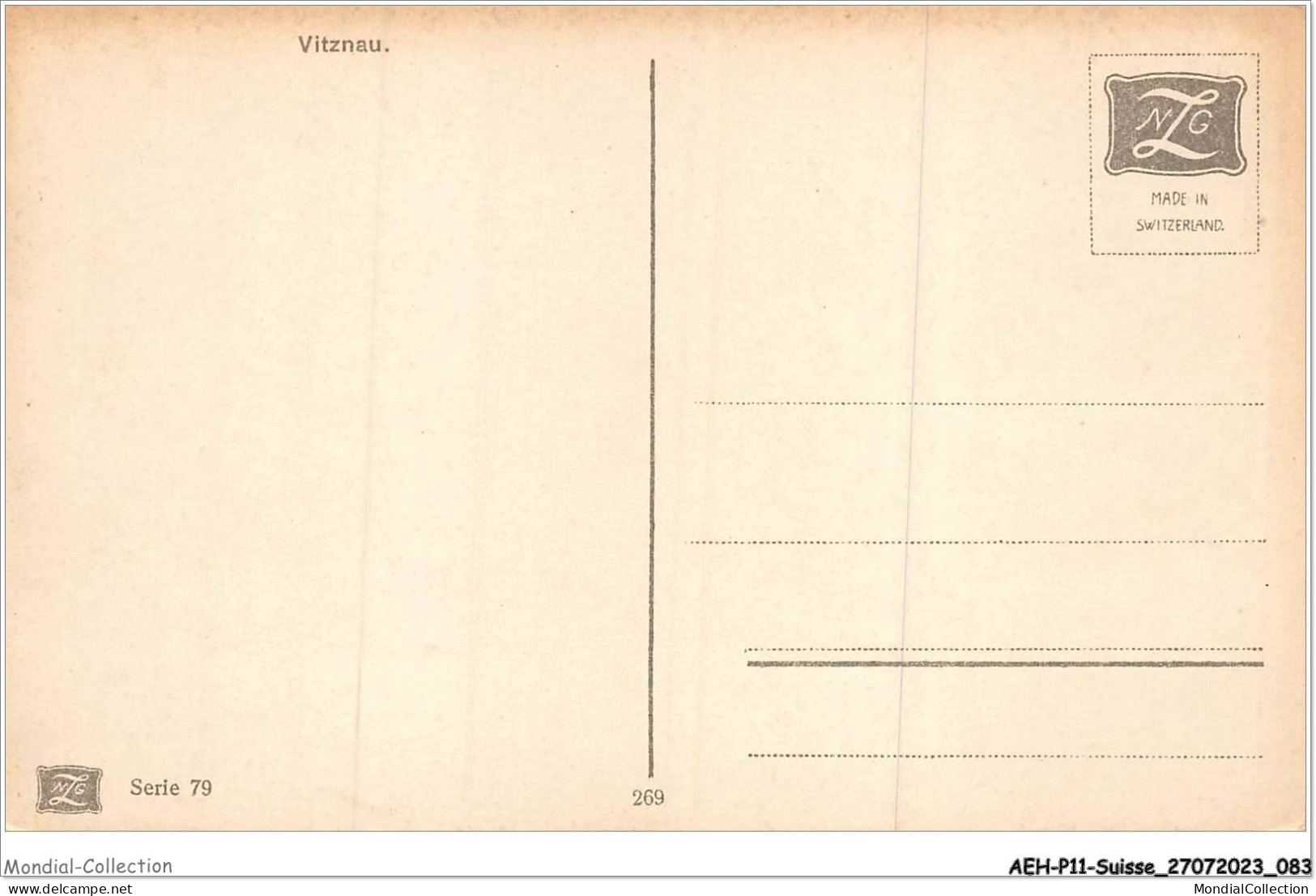 AEHP11-0978- SUISSE - VITZNAU  - Vitznau