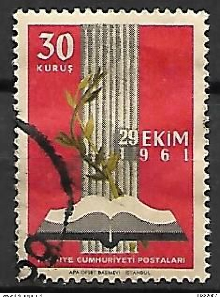 TURQUIE    -    1961.   Y&T N° 1609 Oblitéré. - Gebraucht