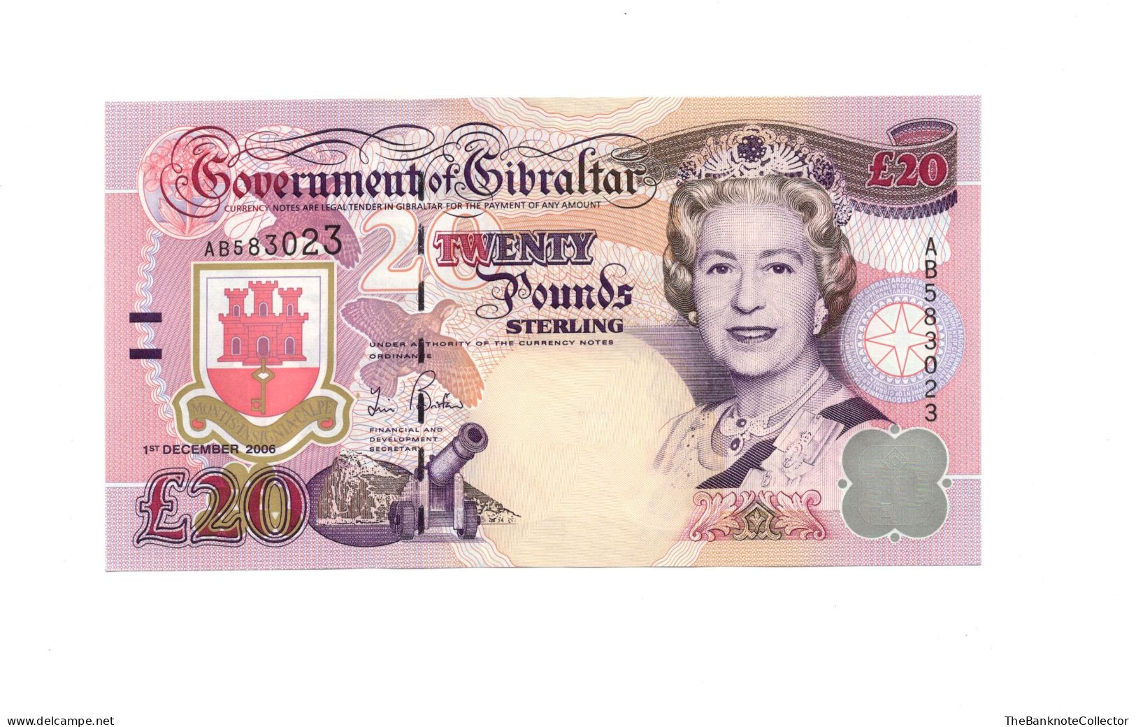 Gibraltar 20 Pounds 2006 QEII P-33 UNC - Gibraltar