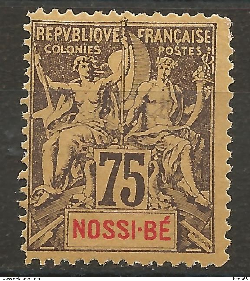NOSSI-BE N° 38 Faux Fournier NEUF** LUXE SANS CHARNIERE / Hingeless / MNH - Unused Stamps