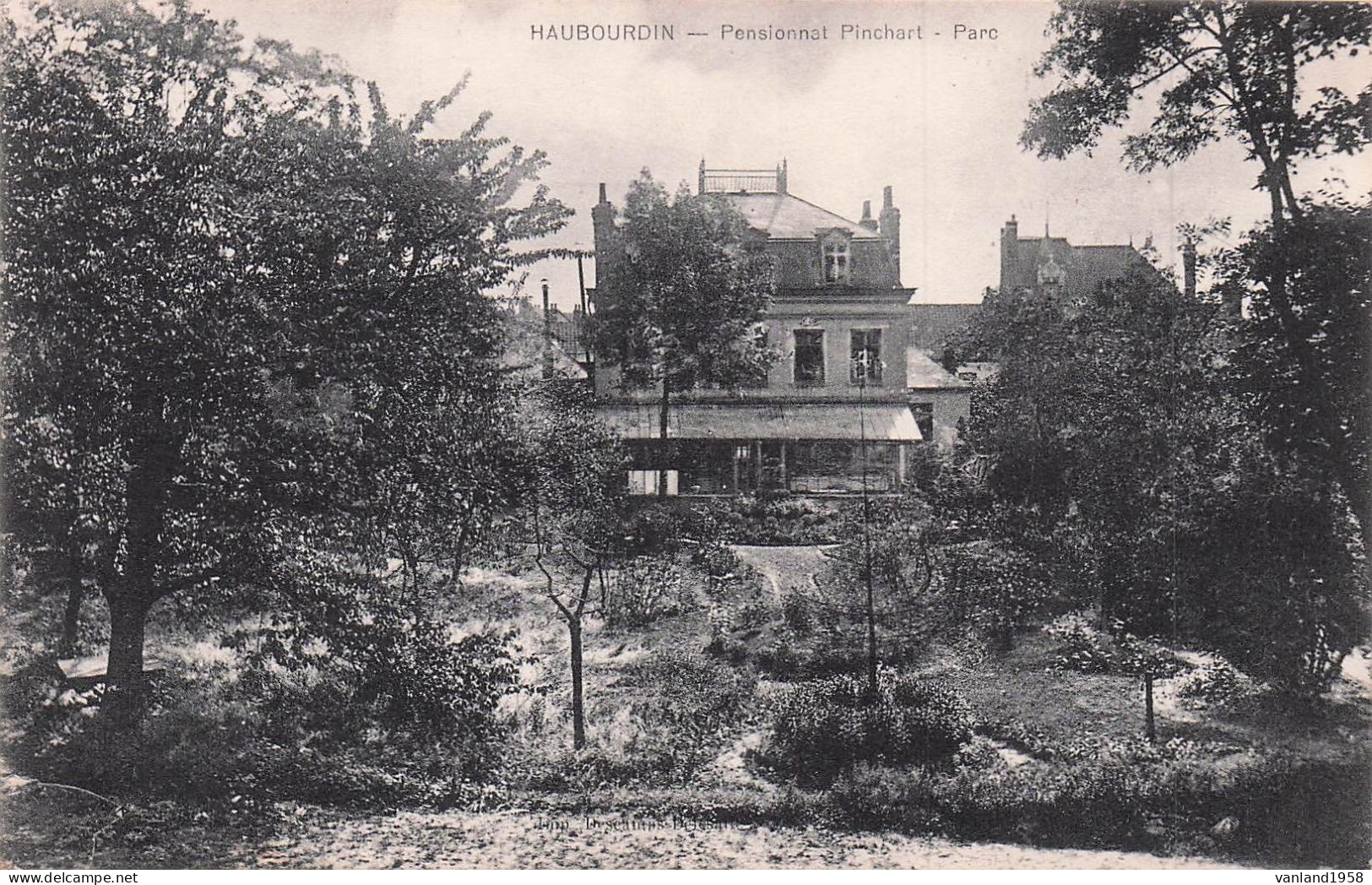 HAUBOURDIN-école Supérieure,pensionnat Pinchart-parc - Haubourdin