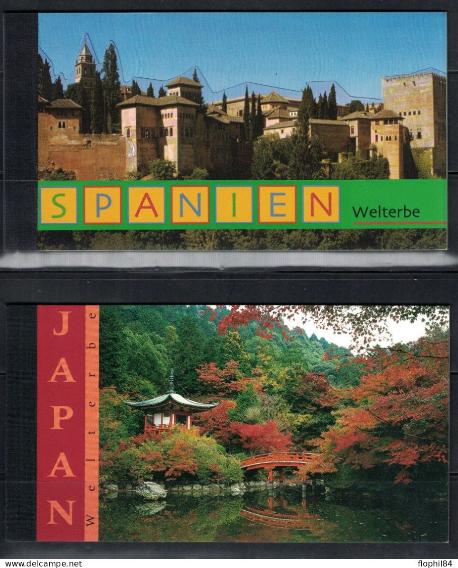 NATIONS UNIES - VIENNE - ENSEMBLE DE TIMBRES BLOCS ET CARNET DE L'ANNEE 2000-2001 - NEUF - FACIALE 28€ - LES 2 CARNETS - Nuevos