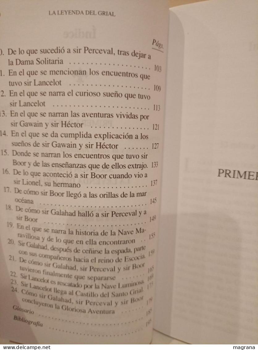 La Leyenda Del Grial. El Rey Arturo, Los Caballeros De La Tabla Redonda Y La Enigmática Demanda. Mariano José Vázquez Al - Culture