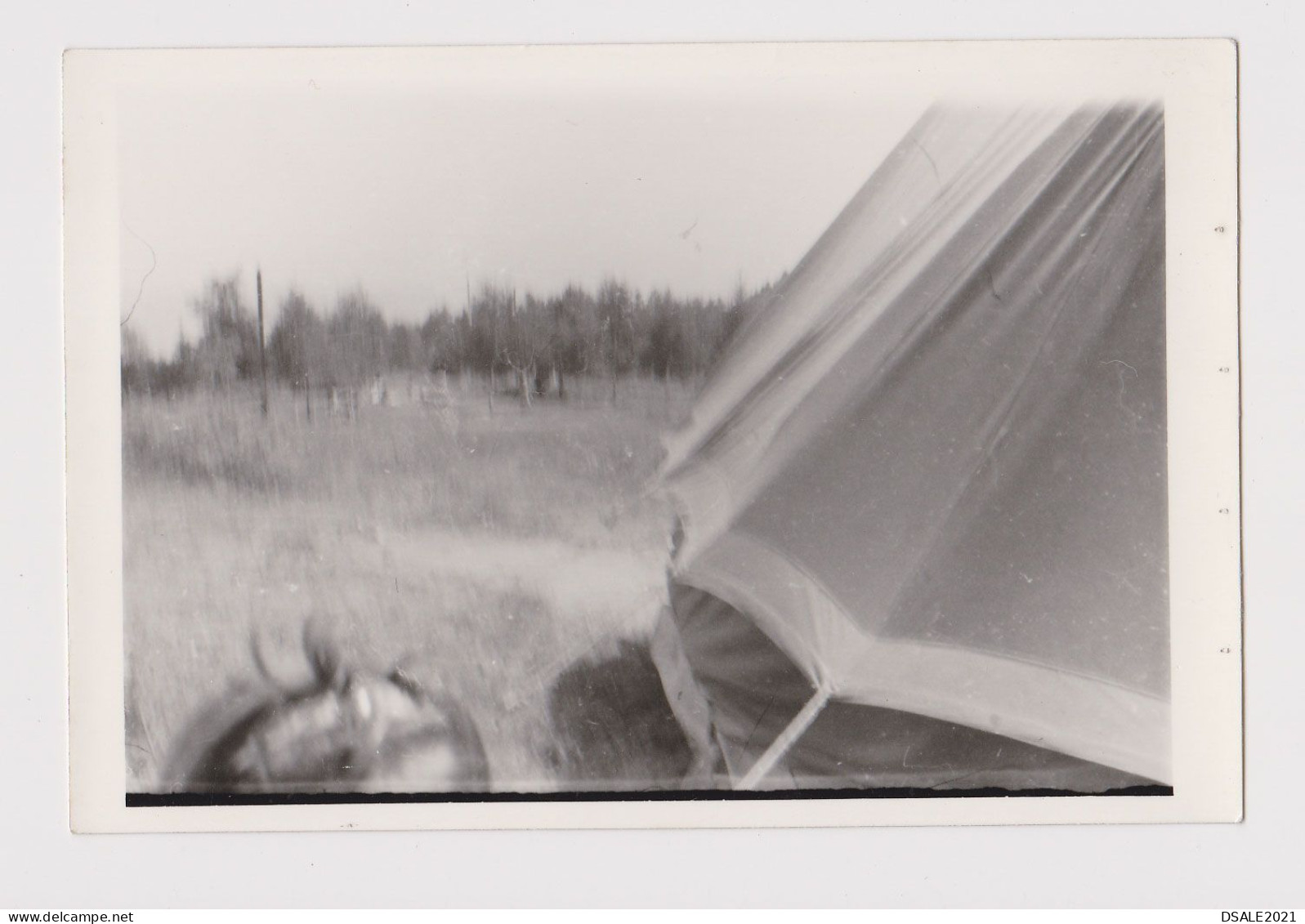 Tent, Odd Unfocused Scene, Abstract Surreal Vintage Orig Photo 11.4x7.6cm. (62969) - Objetos
