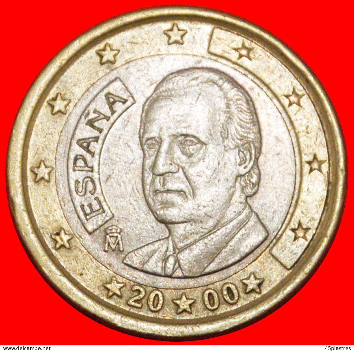 * PHALLIC TYPE 1999-2024: SPAIN  1 EURO 2000! JUAN CARLOS I (1975-2014) · LOW START ·  NO RESERVE! - Spanien