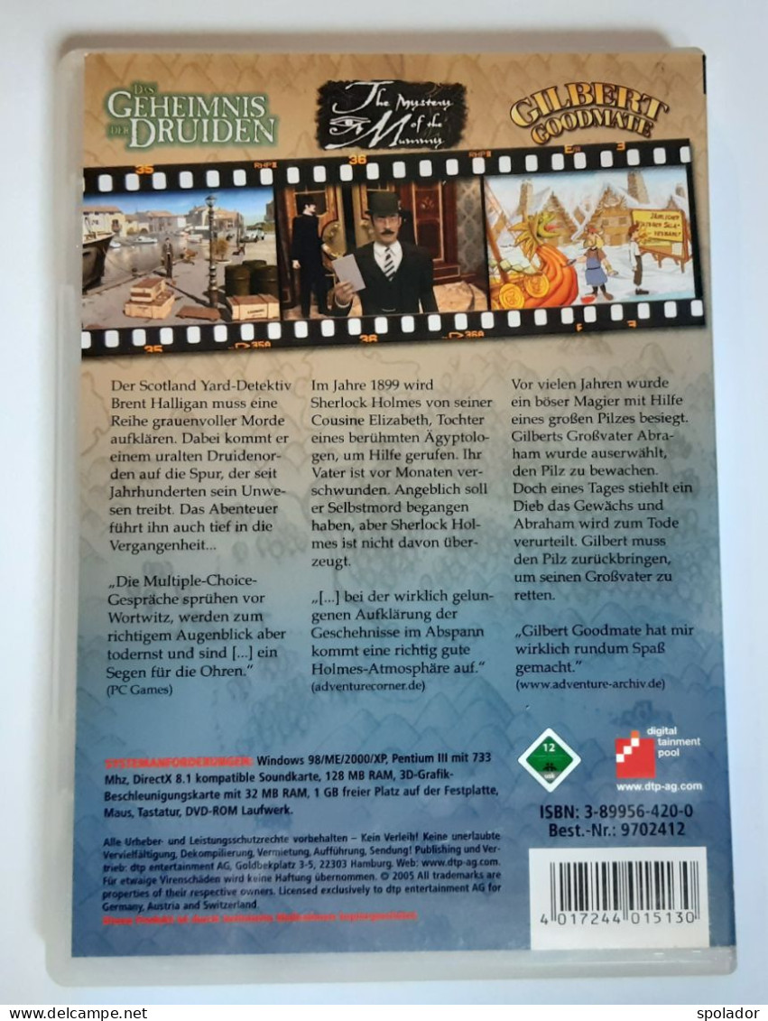 Die Große Abenteuer-Box DVD 1-2005-PC-DVD-ROM - PC-Games