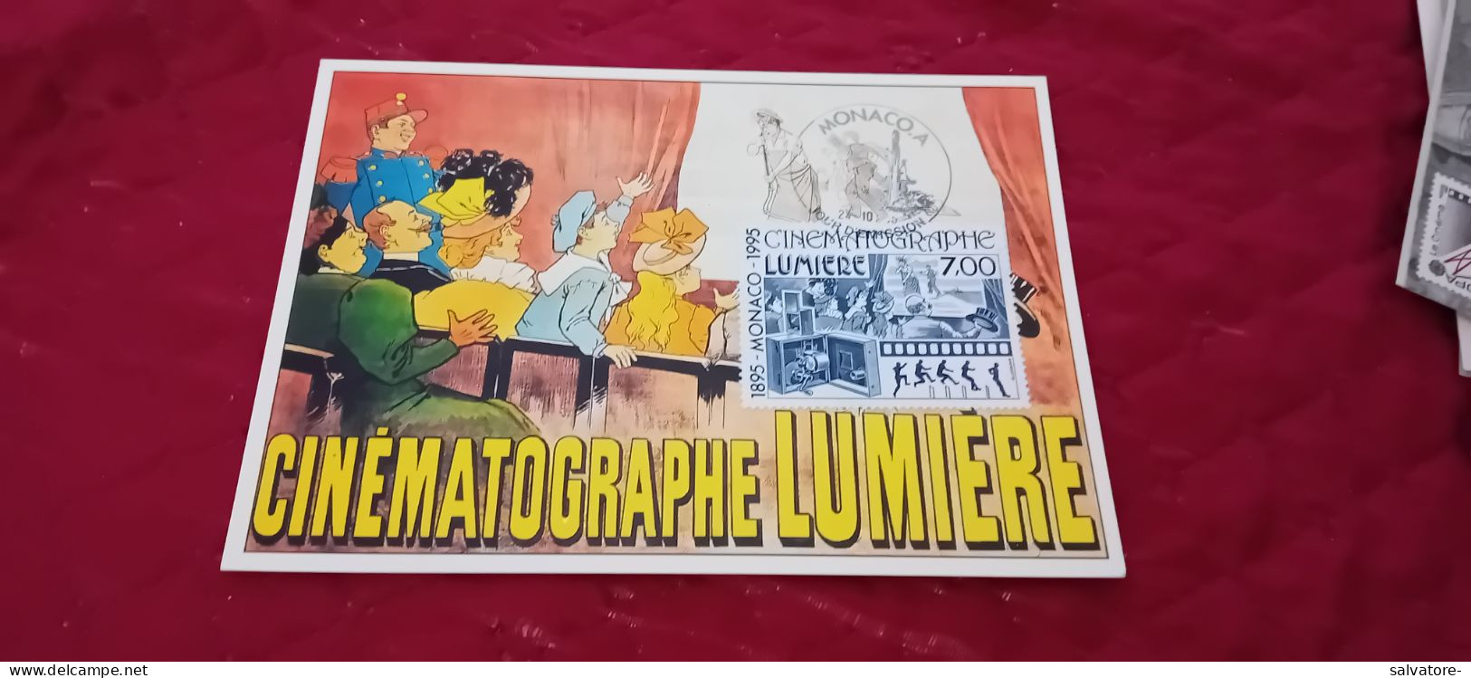 CARTOLINA  CINEMATOGRAPHE LUMIERE- 1995 - Cinema Advertisement